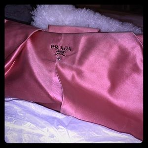Prada Satin Clutch with Authenticity Card